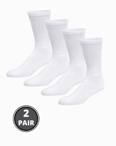 Sock Perfect™ Diabetic Crew Socks (2 Pair)