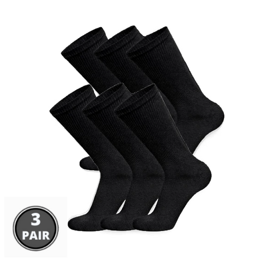 Sock Perfect™ Diabetic Triple Stretch Crew Socks (3 Pair)