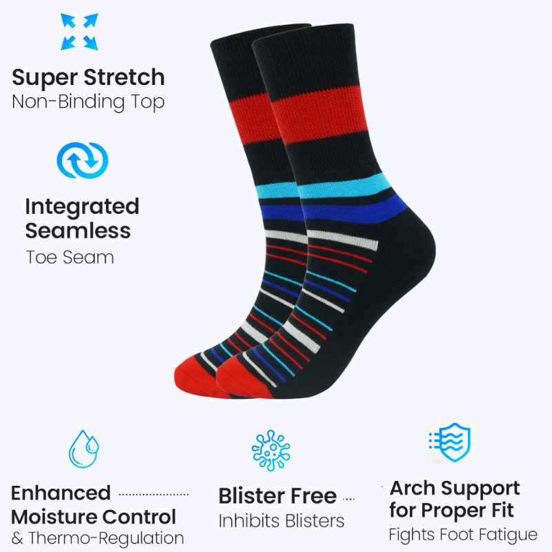 Sock Perfect™ ActiveLife Diabetic Crew Socks