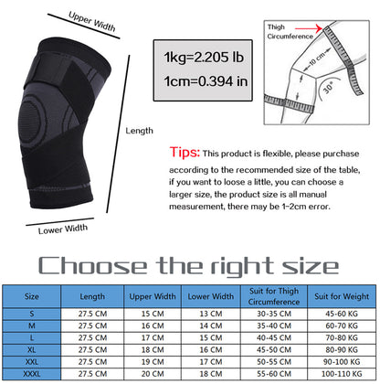 SockPerfect™ Knee Brace Compression Sleeve with Wrap (1 Knee Sleeve)